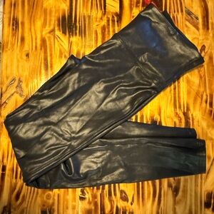 SPANX Glossy Black Leggings